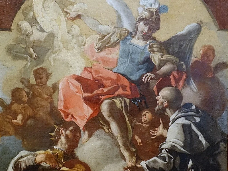 1673-Andrea dell'Asta - San Luigi di Tolosa - Blanton Museum of Art - Austin